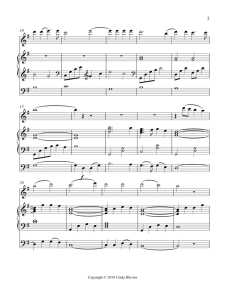 How Great Thou Art, for Piano, Flute and Cello image number null