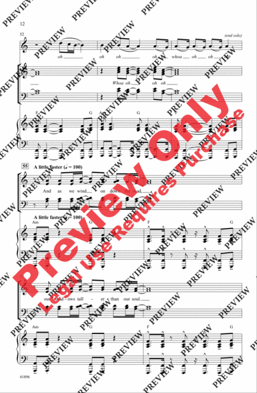 Stairway to Heaven 4-Part scores gallery preview page 11