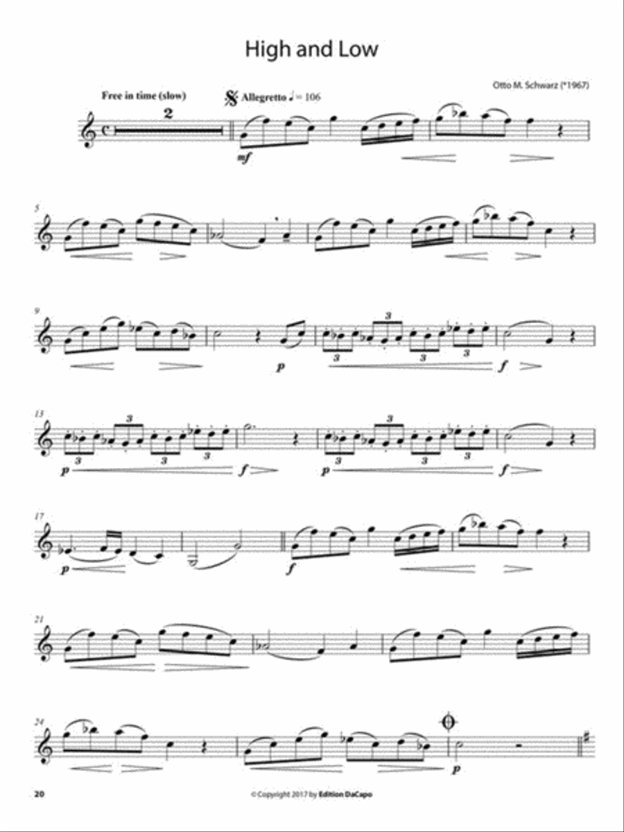 Da Capo Bühnenspaß Bronze - Klarinette Clarinet Solo scores gallery preview page 5