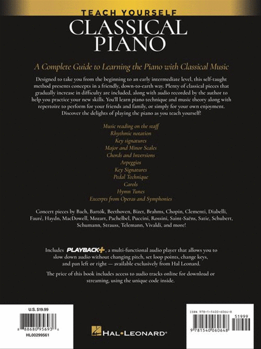 Teach Yourself Classical Piano Piano Method scores gallery preview page 13