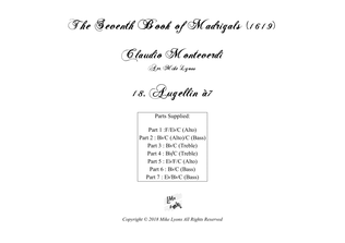 Monteverdi - The Seventh Book of Madrigals (1619) - 18. Augellin a7