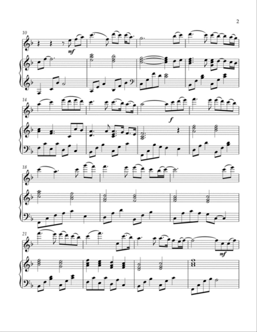 You Raise Me Up Flute Solo scores gallery preview page 3
