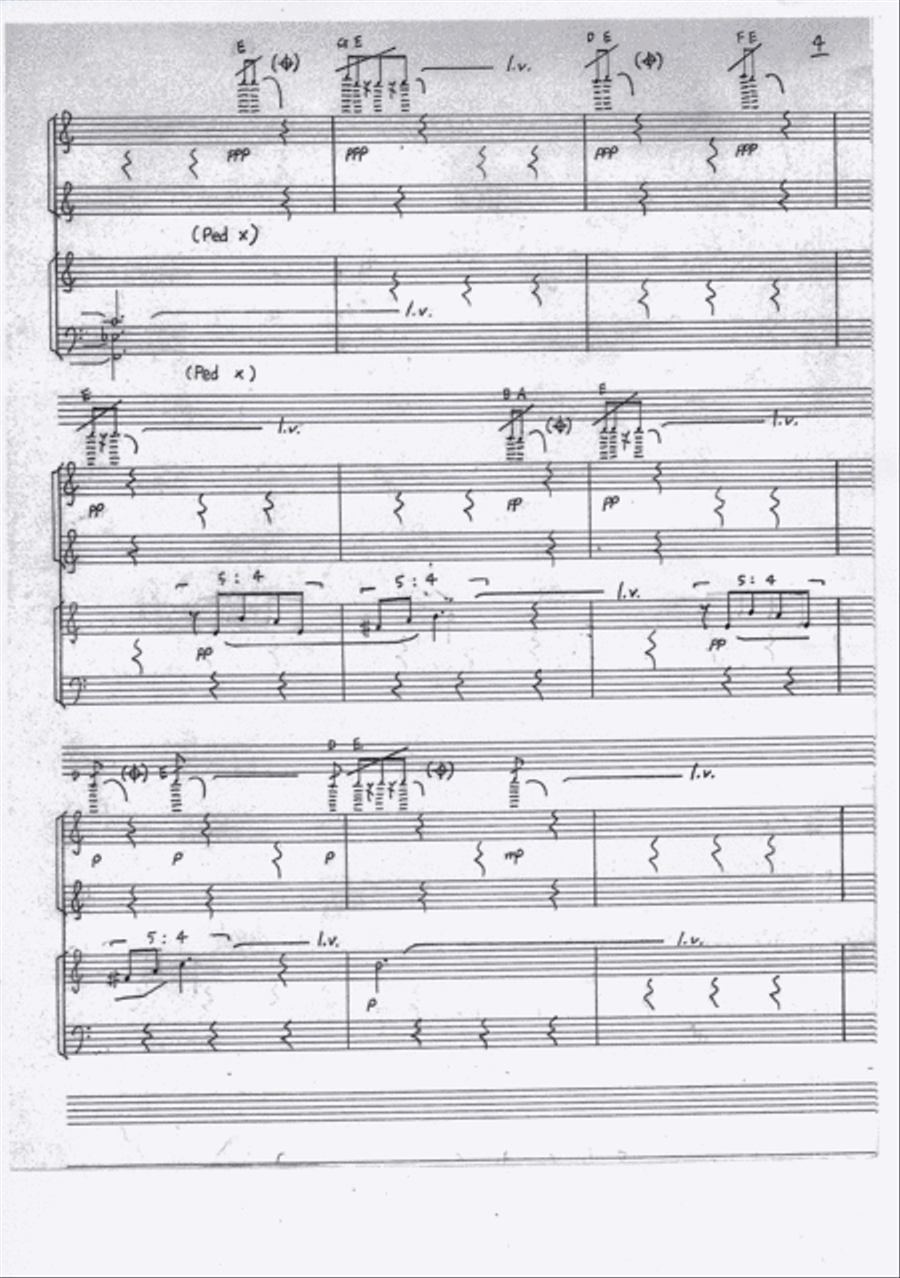 Dancing Woods 2 Pianos, 4-Hands scores gallery preview page 5