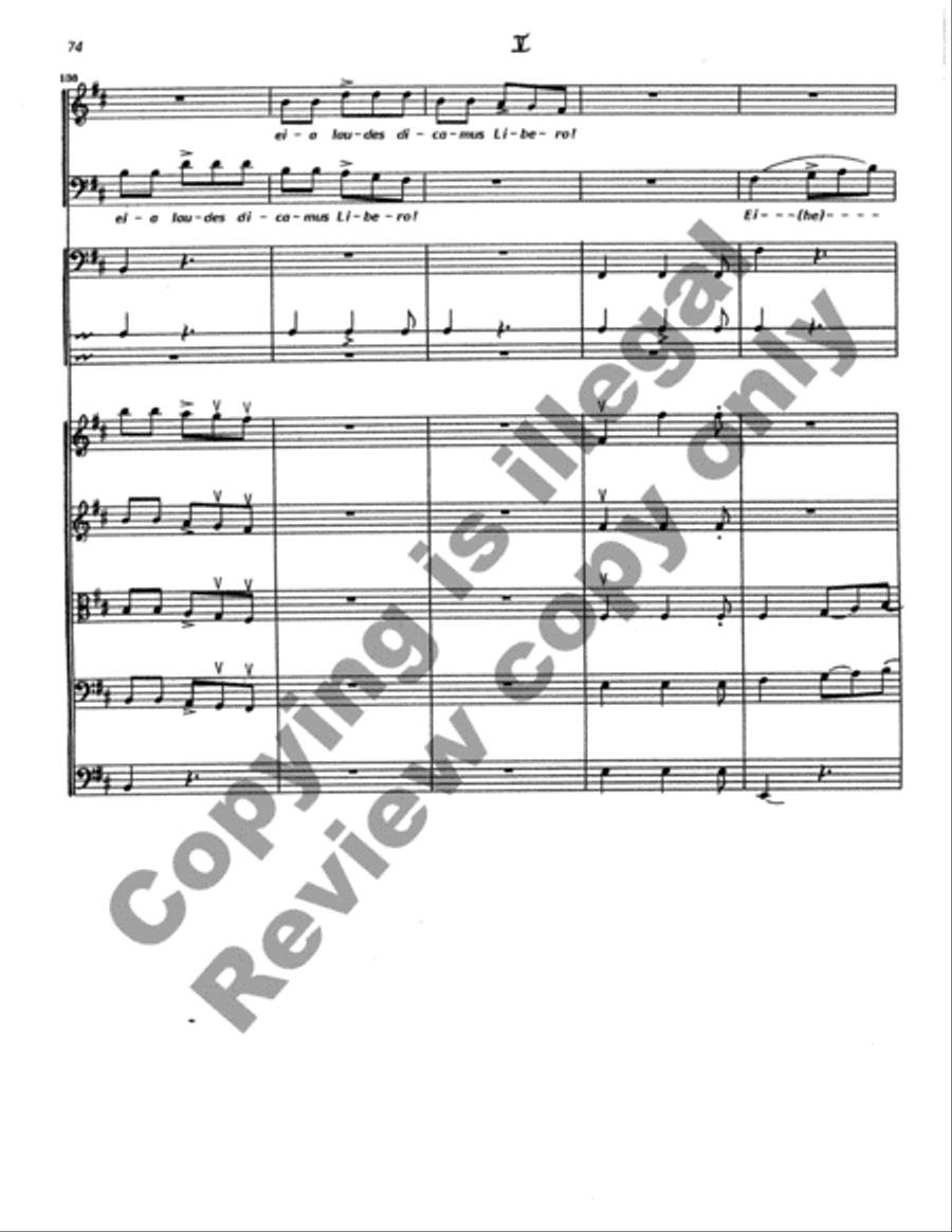 Cantata Rustica (Full/Choral Score) Choir scores gallery preview page 151