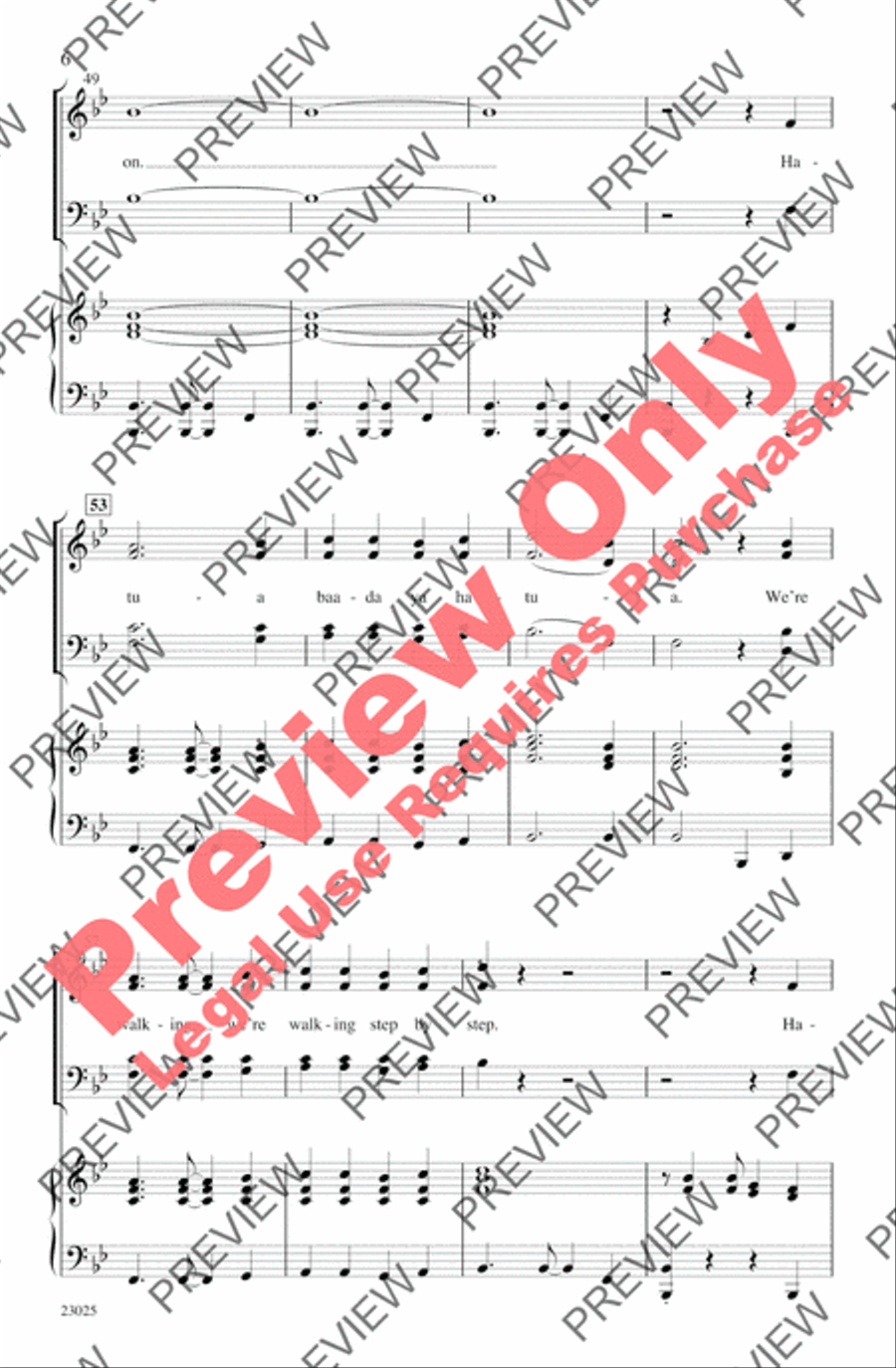 Takadamu 4-Part scores gallery preview page 6