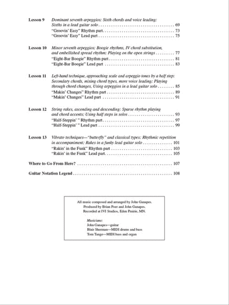 More Blues You Can Use Electric Guitar scores gallery preview page 4