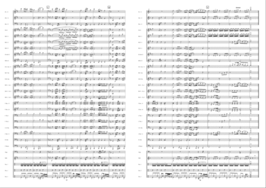 Eros Con Fuoco Eros Con Fuoco Fanfare Band scores gallery preview page 10