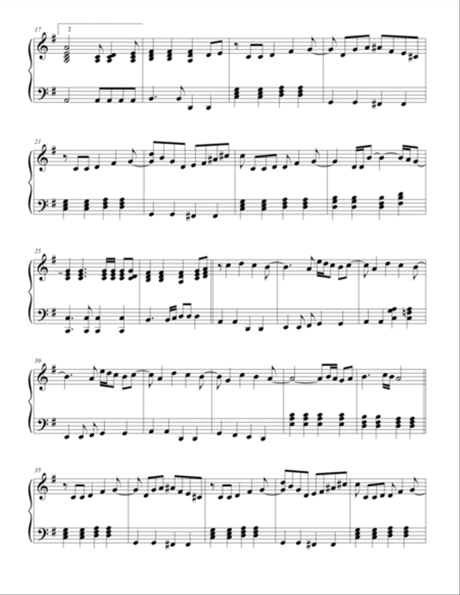 Karma Police Piano Solo scores gallery preview page 2