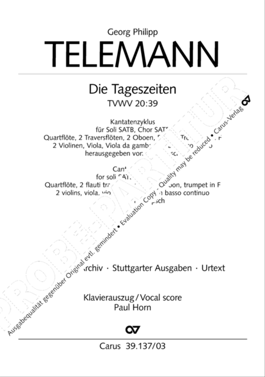 Die Tageszeiten 4-Part scores gallery preview page 2