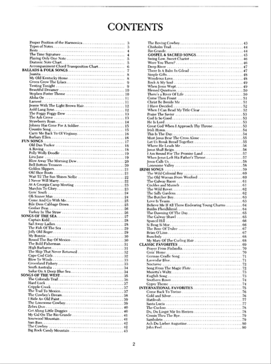 Harmonica Songbook Harmonica scores gallery preview page 3