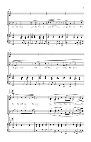 Be Still and Know - for SATB Choir image number null