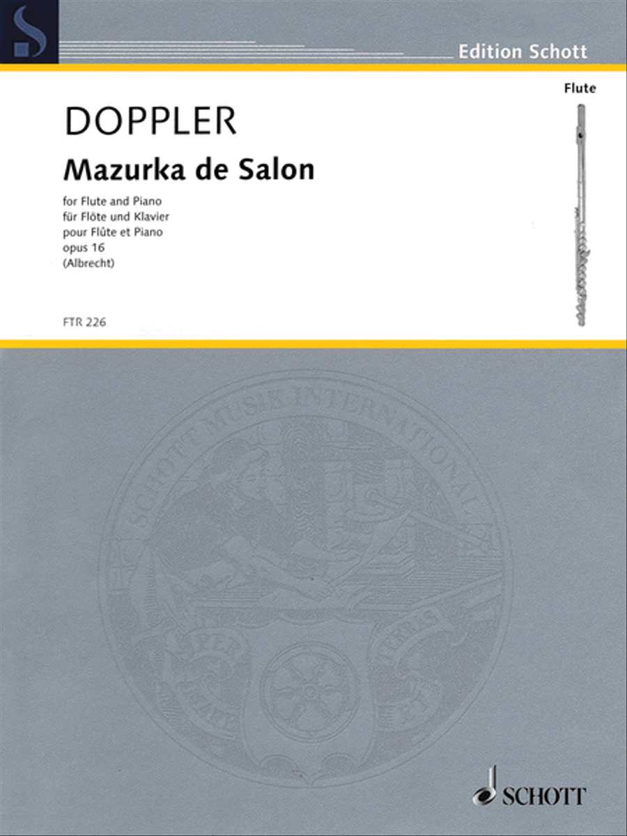 Mazurka de Salon Flute Solo scores gallery preview page 1