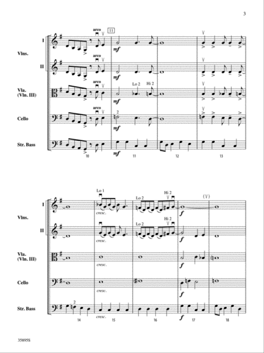 Clap Your Hands, Everybody: Score