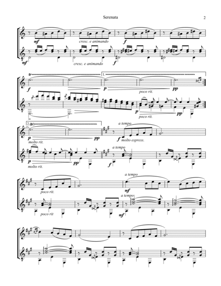 Serenata espanola for violin and guitar image number null