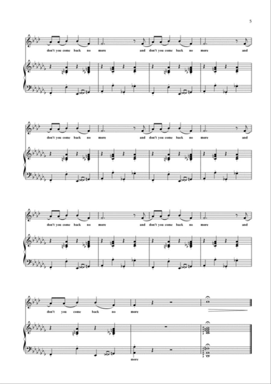 Hit The Road Jack Hit The Road Jack Alto Saxophone scores gallery preview page 5