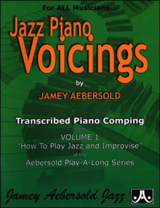 Book cover for Jazz Piano Voicings - Volume 1 "How To Play Jazz & Improvise"