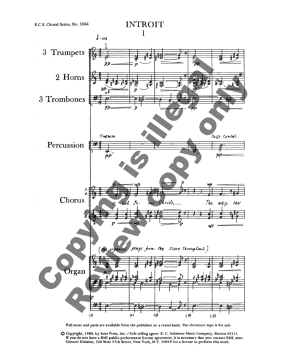 The Descent into Hell (Choral Score) 4-Part scores gallery preview page 10
