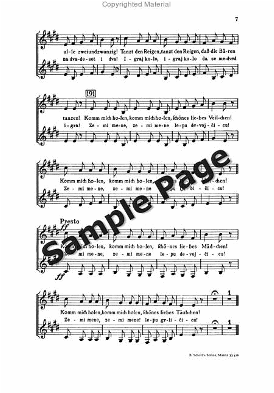Kolo Choral Score **pop** Choir scores gallery preview page 8