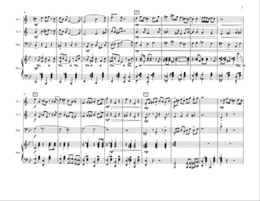 Eerie Elegies Small Ensemble scores gallery preview page 2