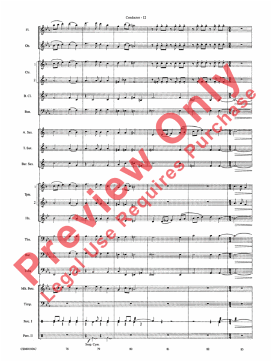 Harry Potter, Highlights from Concert Band scores gallery preview page 14