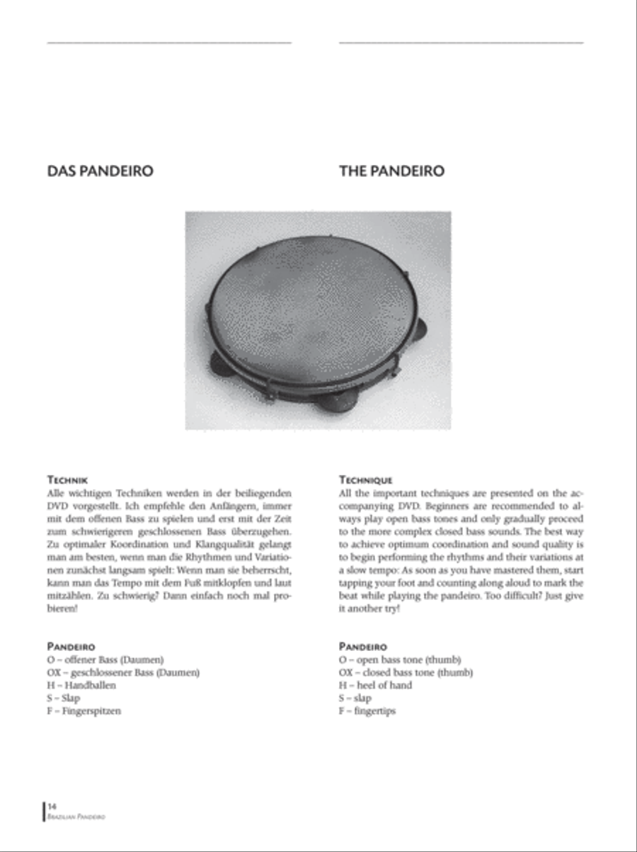 Brazilian Pandeiro Brazilian Pandeiro Percussion scores gallery preview page 2