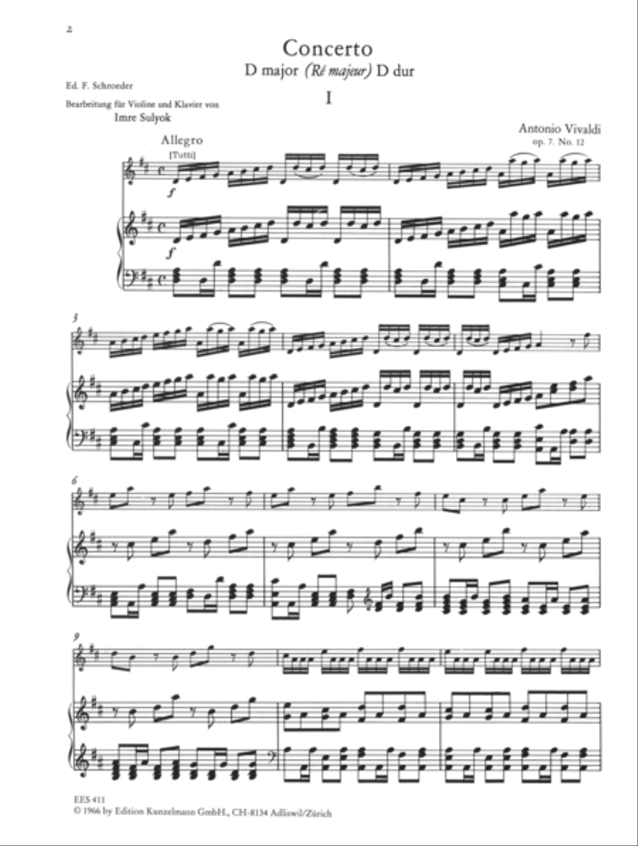 Concerto for violin Concerto for violin Violin Solo scores gallery preview page 2