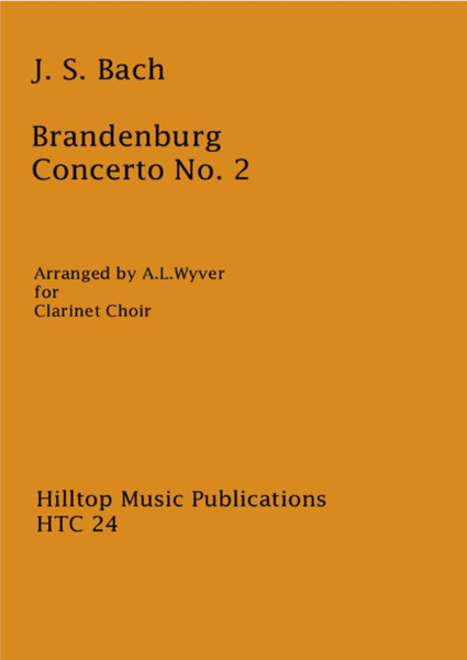 Brandenburg Concerto No. 2 arr. Clarinet Choir image number null