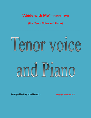 Abide with Me - Tenor Voice and Piano