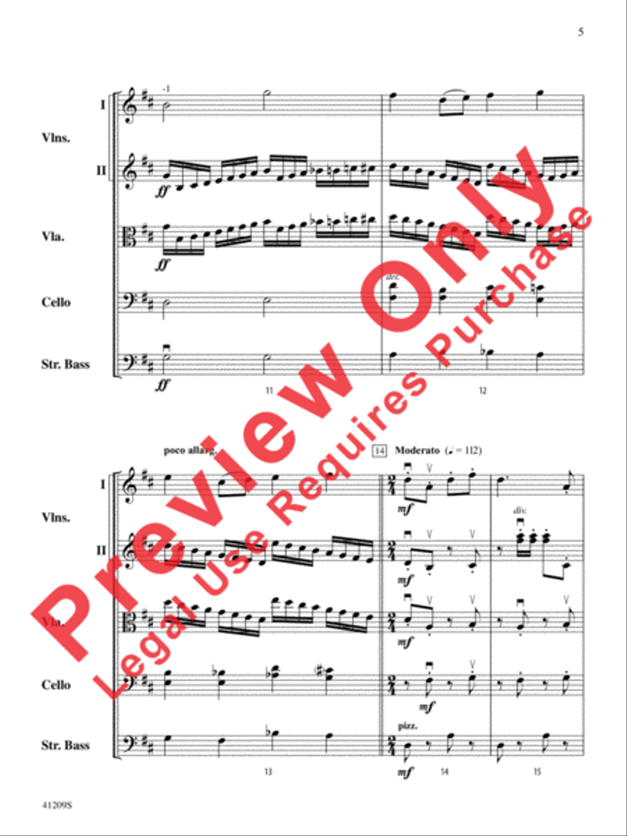 The Wizard of Oz String Orchestra scores gallery preview page 6