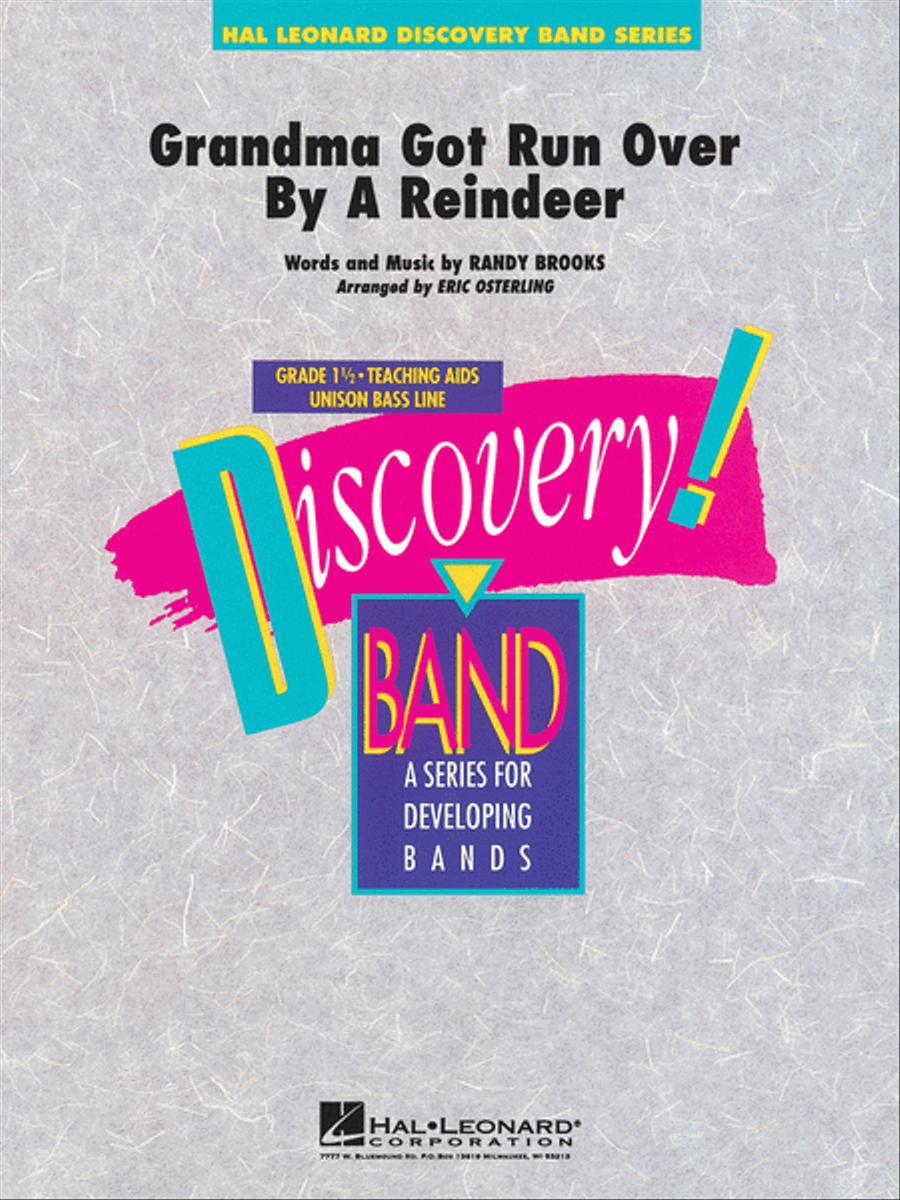 Grandma Got Run Over by a Reindeer Concert Band scores gallery preview page 1