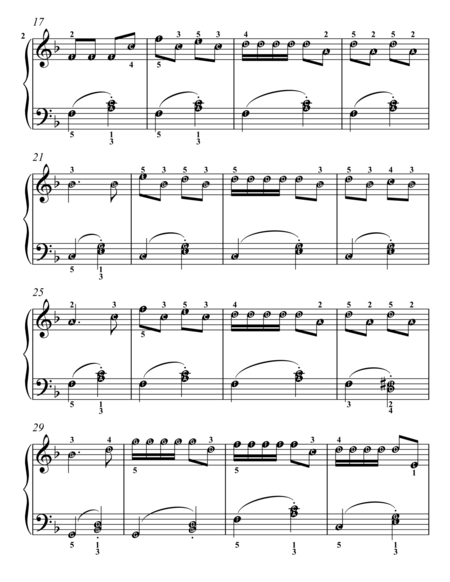Bella Bocca Polka Easy Piano Sheet Music