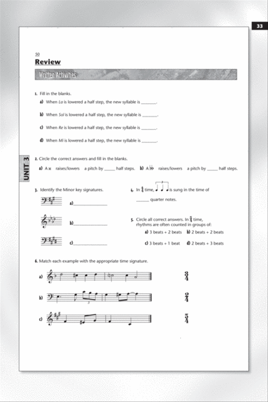 Sing at First Sight Reproducible Companion, Book 2 Choir scores gallery preview page 6