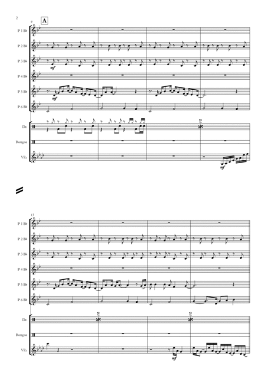 Englishman In New York Concert Band scores gallery preview page 2
