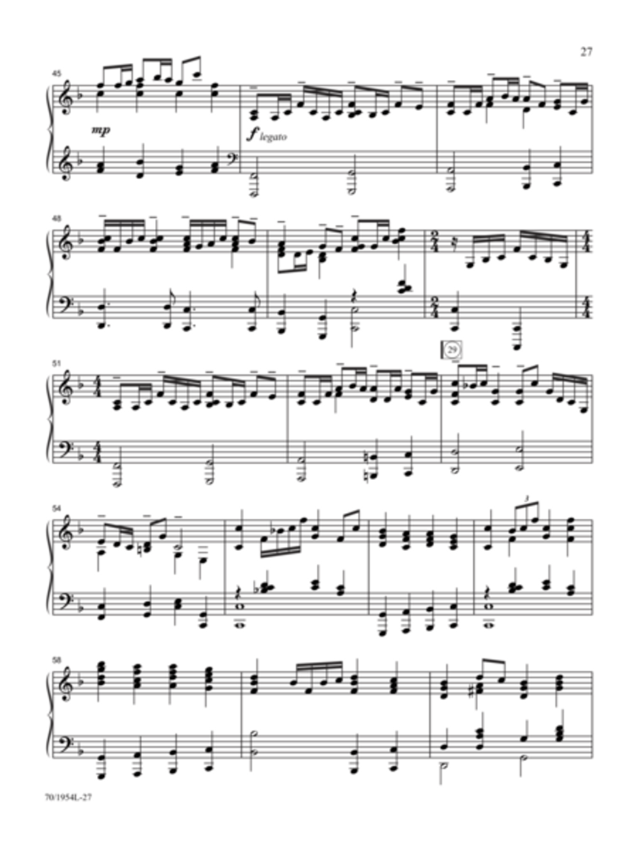 Christmas in Ivory Piano Solo scores gallery preview page 17