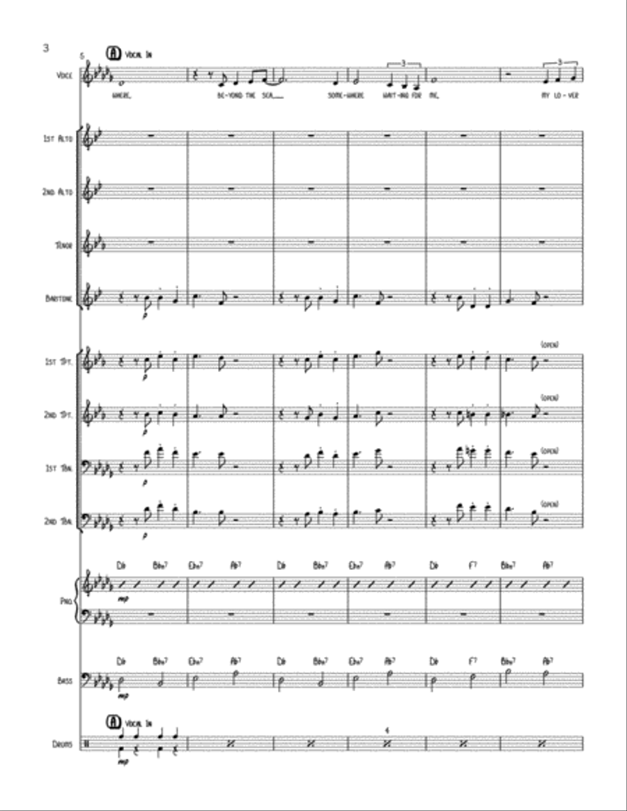 Beyond The Sea Jazz Ensemble scores gallery preview page 4