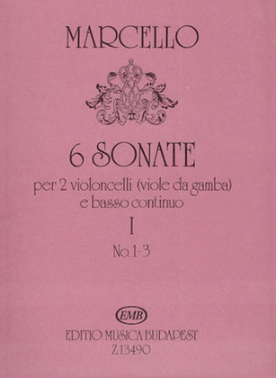 Book cover for 6 Sonaten For 2 Violoncellos (viole Da Gamba) And Basso Continuo