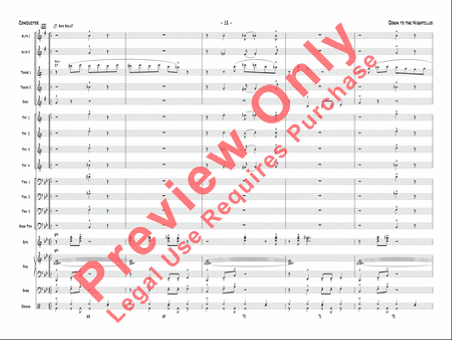 Down to the Nightclub Down to the Nightclub Jazz Ensemble scores gallery preview page 13