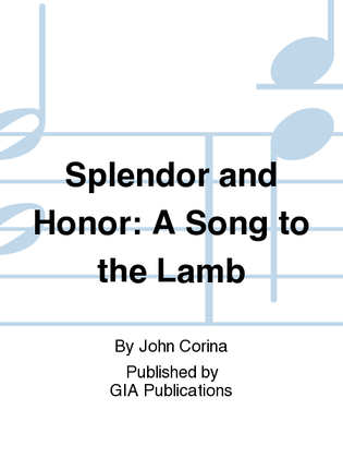 Book cover for Splendor and Honor