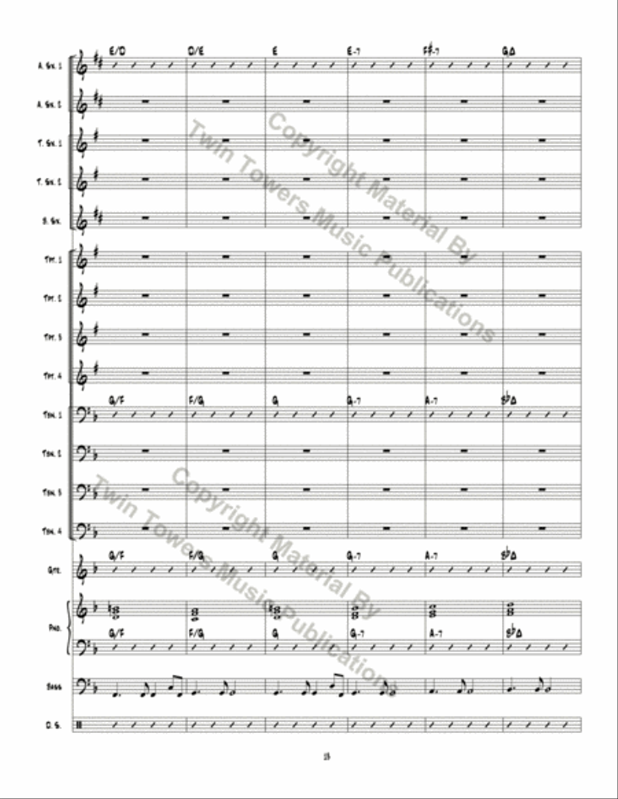 Table Time Table Time Jazz Ensemble scores gallery preview page 14