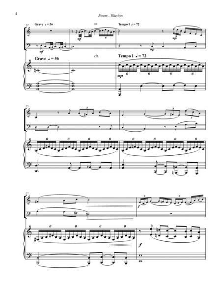 Illusion for Trumpet, Tuba and Piano