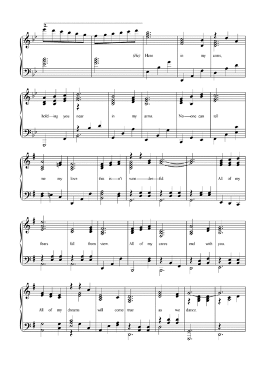 Dance With Me Dance With Me Voice scores gallery preview page 2