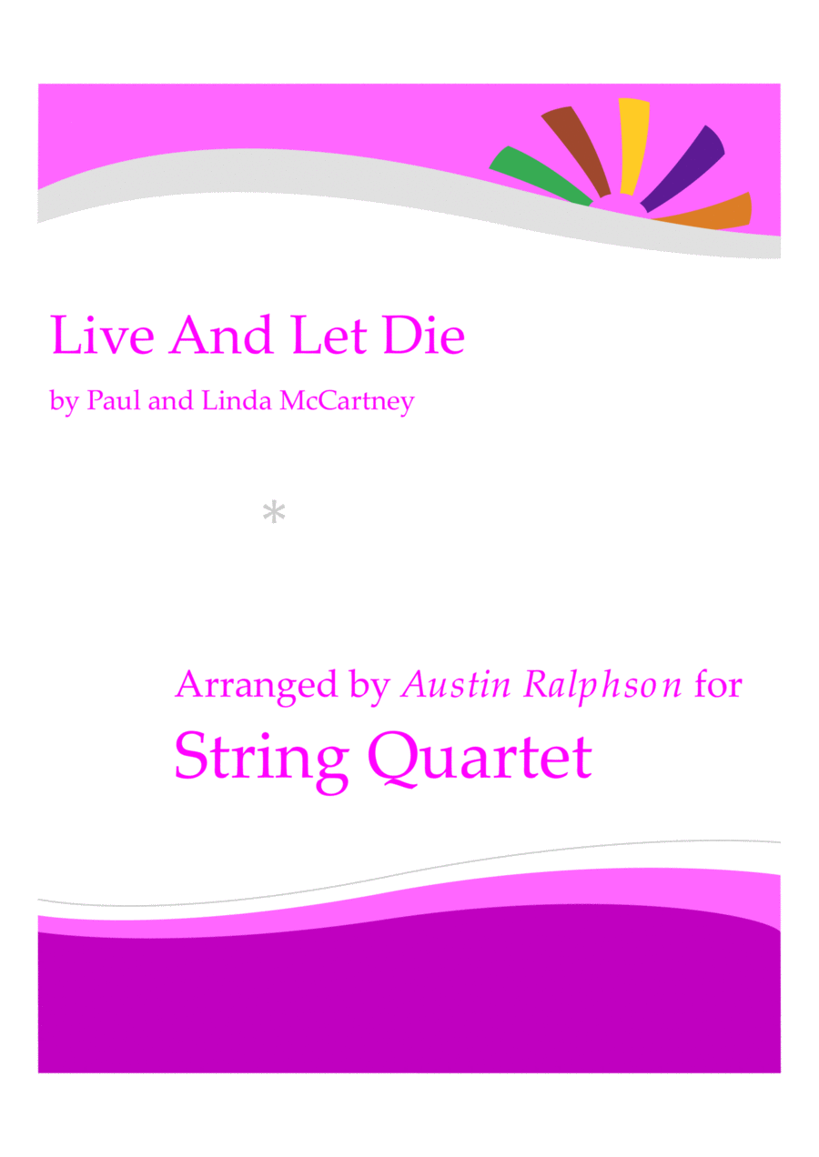 Live And Let Die String Quartet scores gallery preview page 1