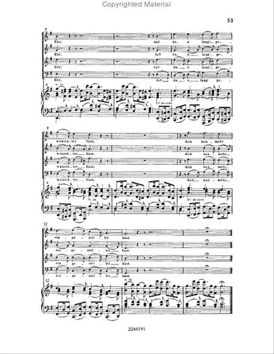 Christmas Oratorio, BWV 248 Choir scores gallery preview page 52