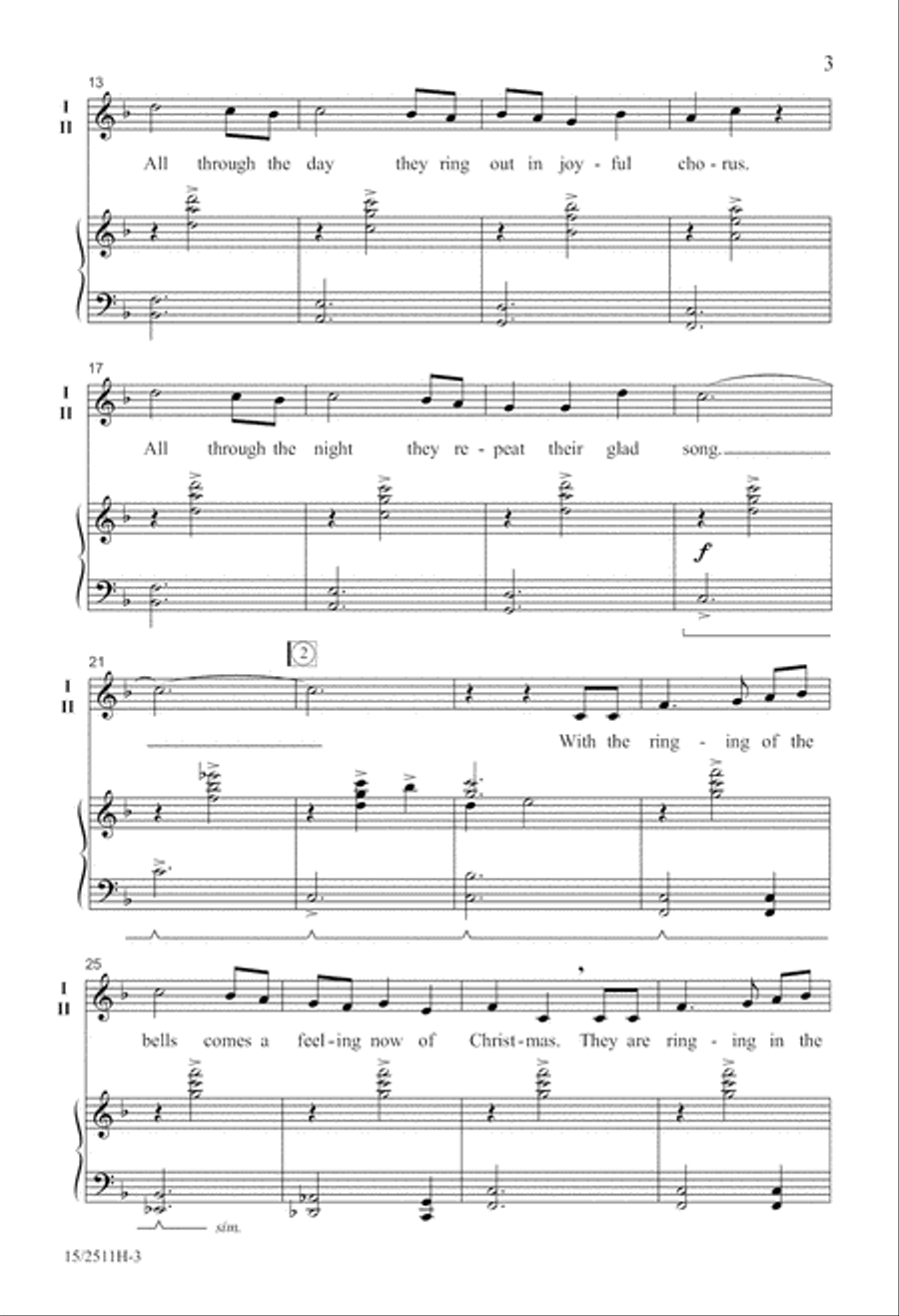 A Joyful Carol 3-Part scores gallery preview page 3