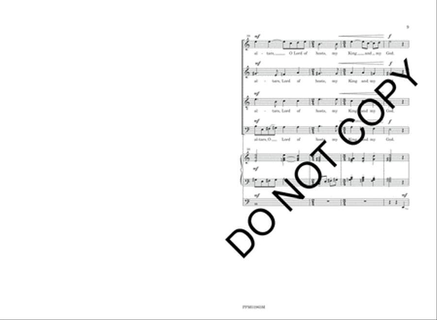 O How Amiable Are Thy Dwellings 4-Part scores gallery preview page 12