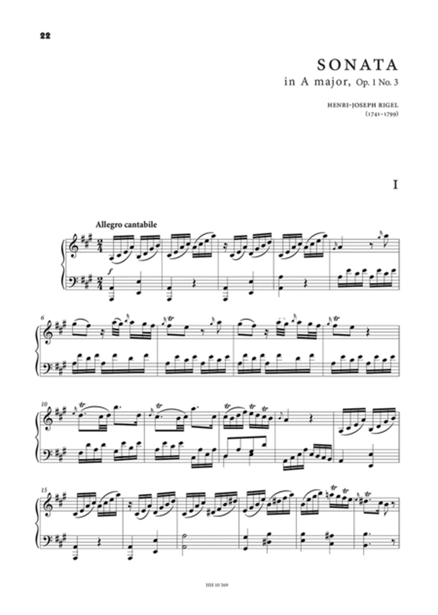 Six sonatas, op. 1 vol. 1