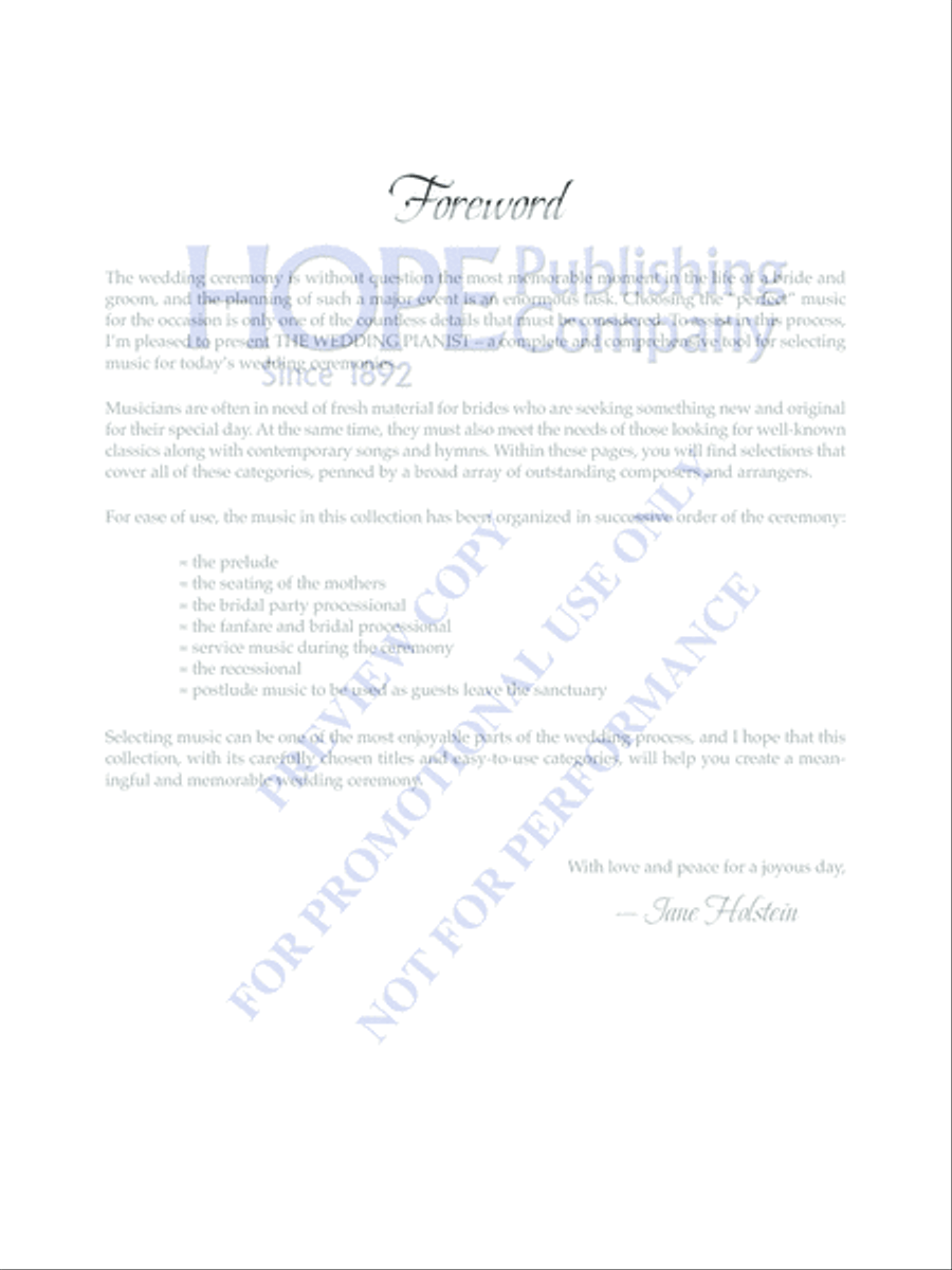 The Wedding Pianist The Wedding Pianist Piano Solo scores gallery preview page 4