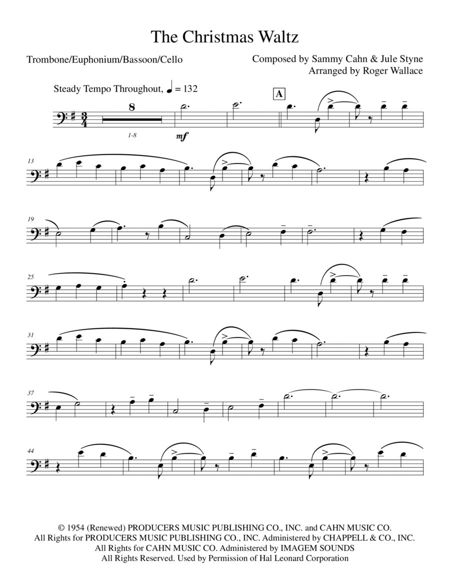 The Christmas Waltz The Christmas Waltz Piano scores gallery preview page 1