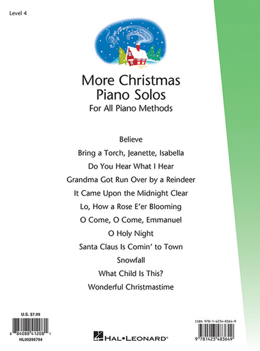 More Christmas Piano Solos – Level 4 image number null