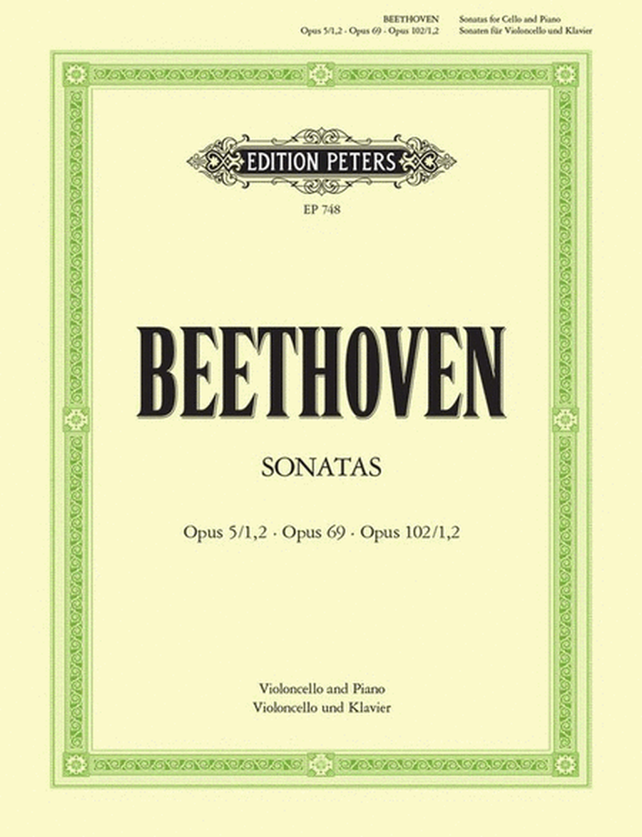 Beethoven - 5 Sonatas Cello/Piano
